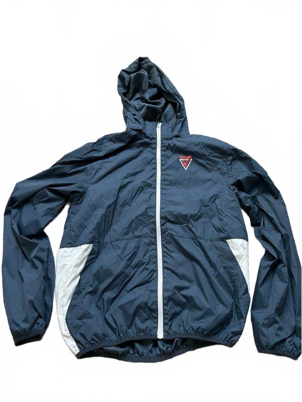 H&M Boys Navy Windbreaker Jacket Lightweight Hooded US 20 (XXL)